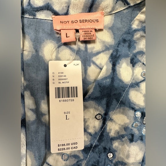 NWT Anthropologie Not So Serious Dress Size L - Picture 5 of 8